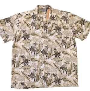 RS Surf 51% Cotton 49% Polyester Hawaiian Pocketed Shirt New w/ Tags - Size XXL